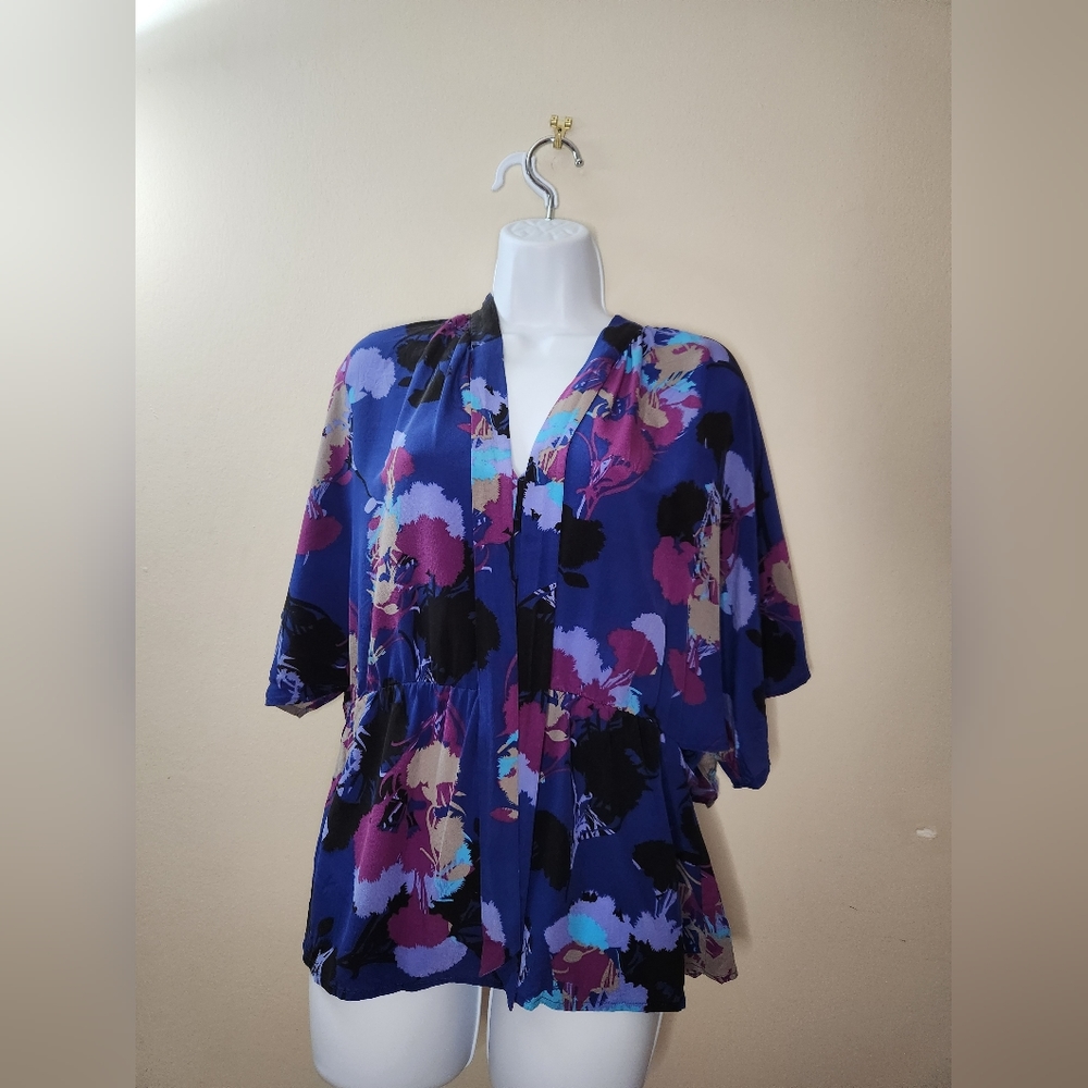 Gemma Silk blouse from Nordstroms. Rich vibrant colors so soft silk.